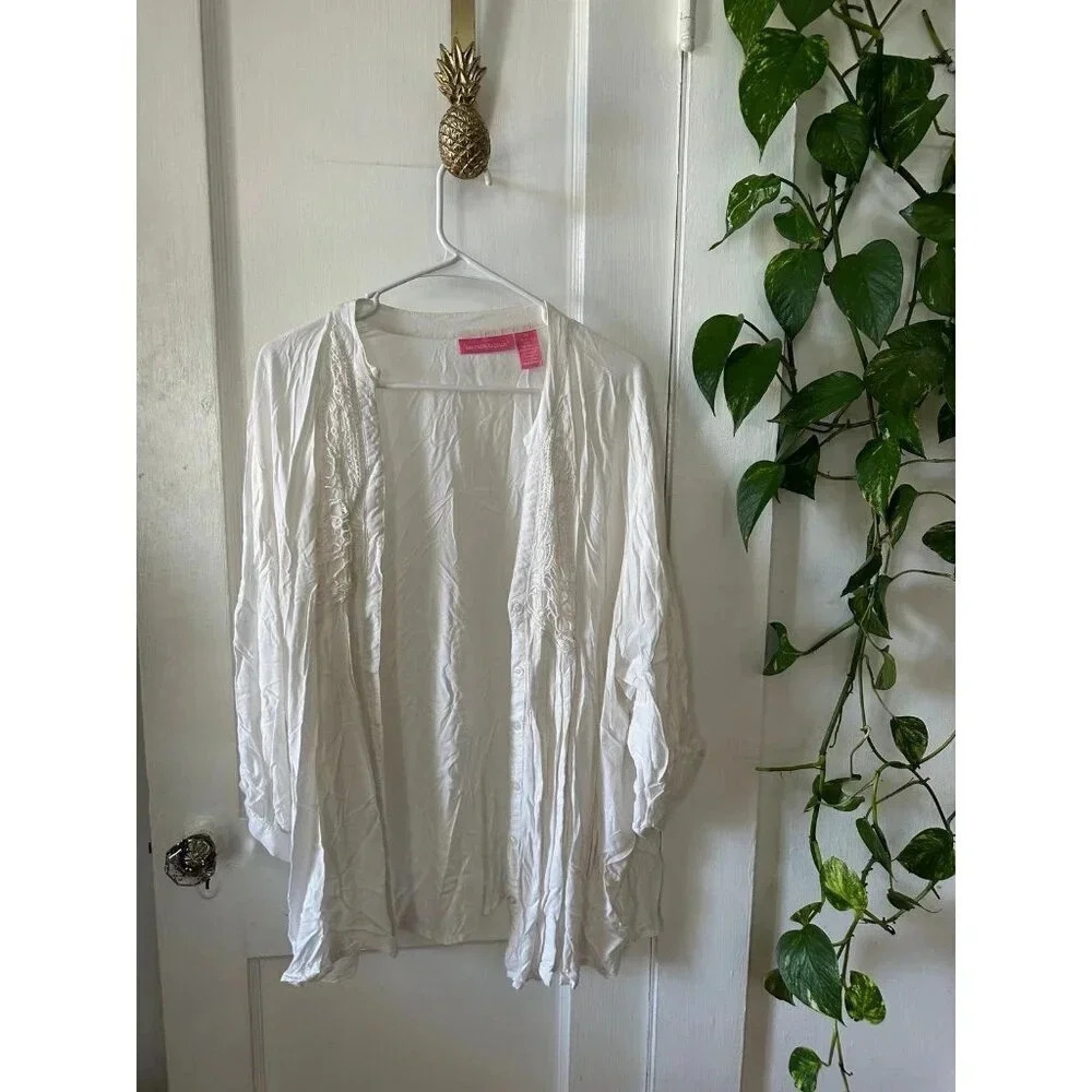 Woman Within Women’s size 3x-large white cardigan